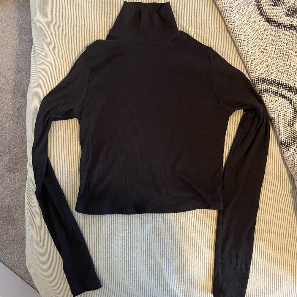 Reformation black turtle neck